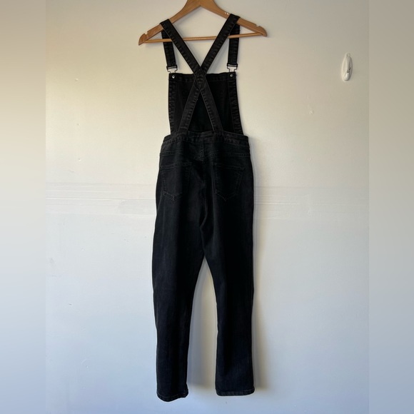 Brandy Melville Black Denim Overalls, M - Picture 10 of 10